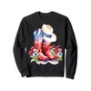 American Boots and USA Hat Design Sweatshirt