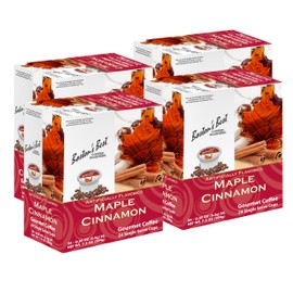 Boston’s Best - Maple Cinnamon Flavored Delicious Gourmet Coffee Compatible with Keurig Coffee Maker, 24 Count (Pack of 4)