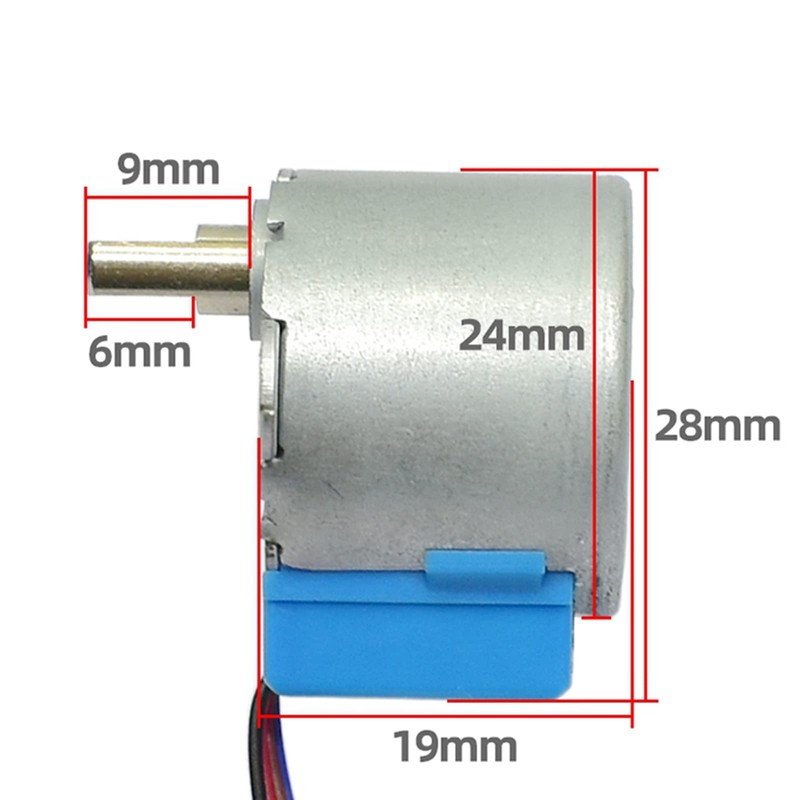 NUHFUFA 24BYJ48 Synchronous Motor, DC 5V 4 Phase 5 Wire