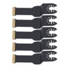 5Pcs Oscillating Tool Saw Blade Multifunctional Professional Titanium Plated Multitool