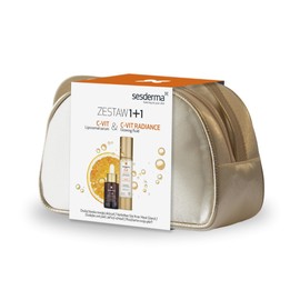 Sesderma C-VIT Christmas Set - Radience Cream 50 ml + Serum 30 ml, Vitamin C Anti-Ageing Set, Moisture & Glow, For Radiant Skin, Ideal for All Skin Types