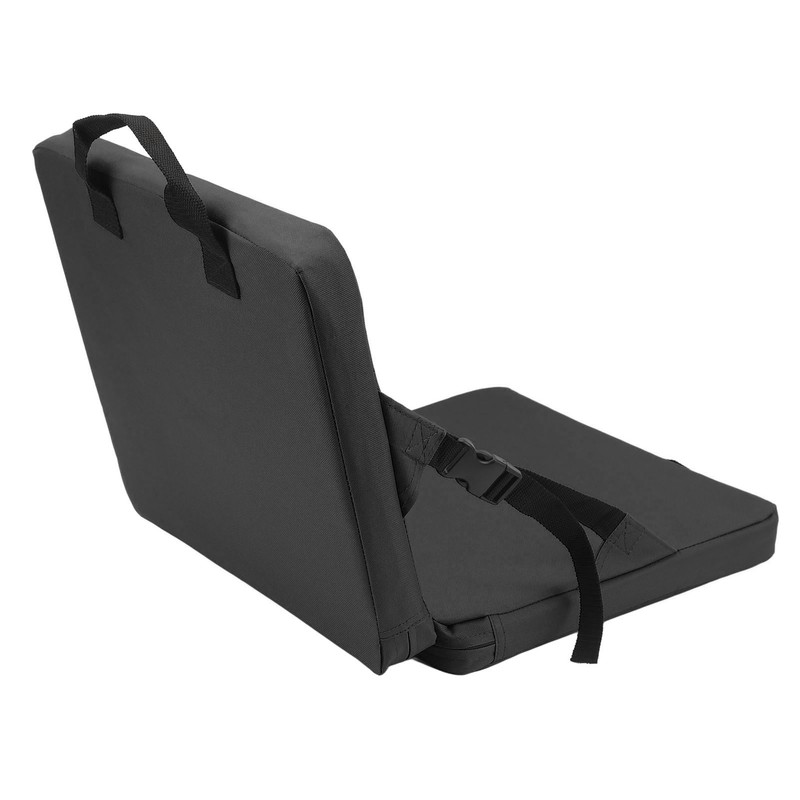 Outdoor Foldable Chair with Backrest Soft Sponge Cushion Back Chair
