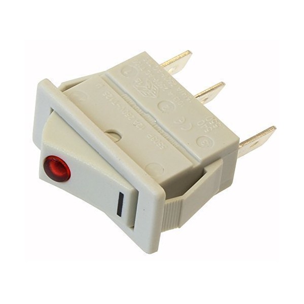 Storage Heater Convector Switch with Neon Light Compatible with Dimplex CXT12, CXT24, CXL24, CXL12, CXL18, CXT18