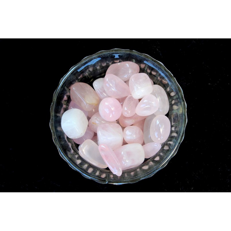 Jet Rose Tumbled Stone 100 Grams Approx. 0.75" to 1"inch