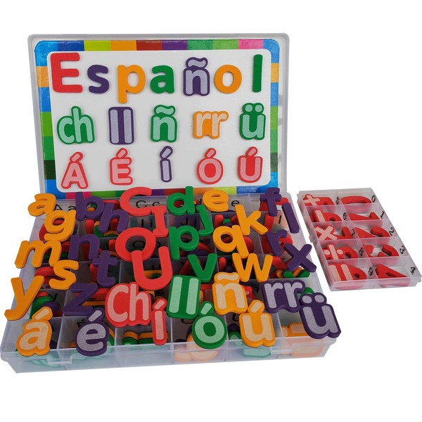 Spanish & English Magnetic Alphabet Letters & Number ABC Magnets