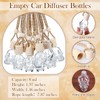 DaisyInner 100 Sets Hanging Car Air Freshener Diffuser Bottles Bulk