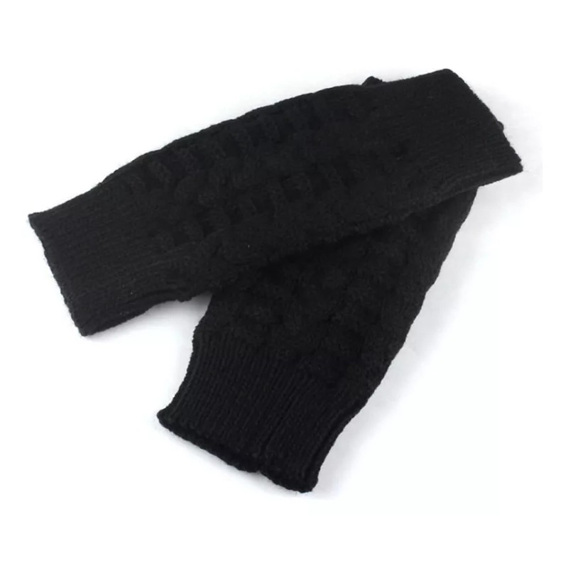 Patry Paquete 5 Guantes Sin Dedos Invierno Frío Navidad Lana
