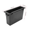 Car Stereo Radio Storage Box Black Large Storage Space Dash