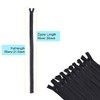 20Inch 40Pcs Invisible Zippers Nylon Coil Zipper for DIY Craft