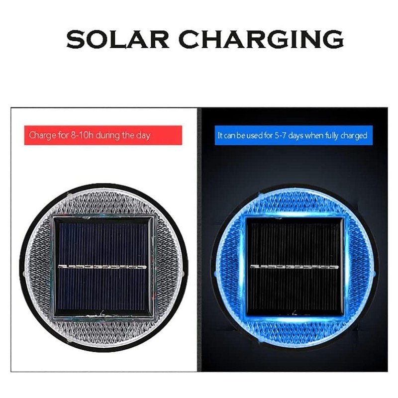 Solar LED Beacon Light Emergency Warning Strobe Light with Magnetic