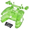 eXtremeRate Full Set Shell with Buttons Touchpad Cover, Clear Green