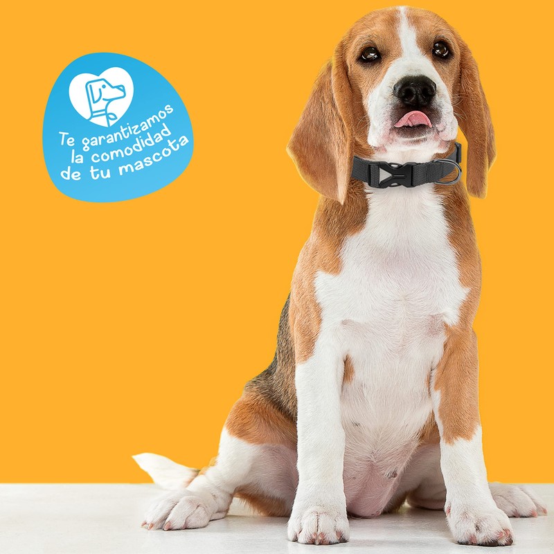 MASCRETTA Collar para Perro con diseño Ajustable de Algodón Compatible