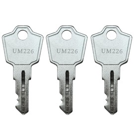(3) KeyPower UM226 to UM427 Keys for Herman Miller File Cabinet Office Furniture, Pre Cut to Your Code (UM317)