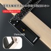 Right Angle Ruler, Carpenter Multi-Angle Measuring Ruler, Aluminum Alloy, 45/90