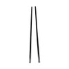 2 Hair Sticks Solid Straight Chopsticks - Black