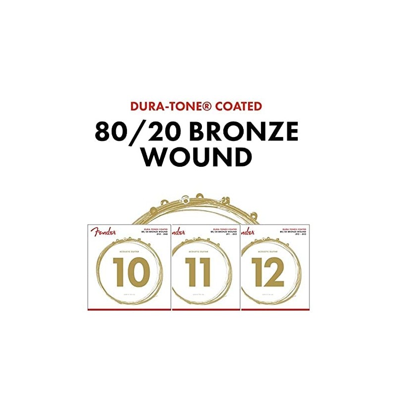 Fender Dura-Tone® 880M 80/20 Coated 13-56
