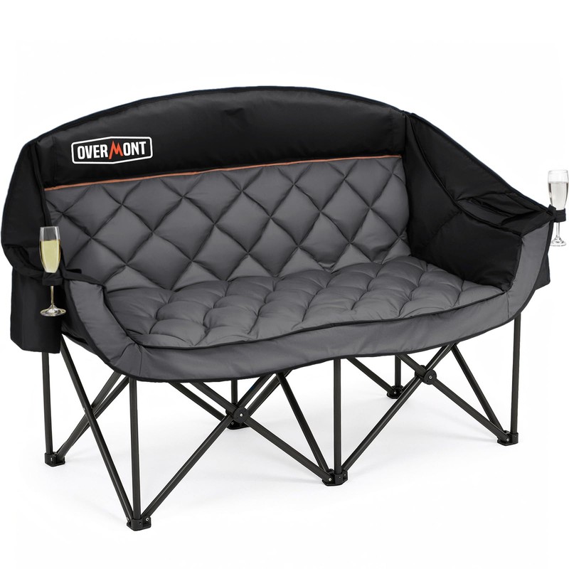 Overmont Oversized Double Camping Chair for Adults Supports up to