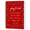 TWRVI Christian Christmas Spiral Notebook, Red Christmas Bible Verse Scripture