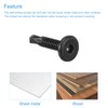 sourcing map 50Pcs Hex Socket Self Tapping Screws, #12 x