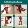 MIUPOO Wooden Gua Sha Manual Massage Board Kits, Face Scalp