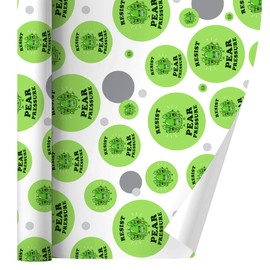 GRAPHICS & MORE Resist Pear Pressure Peer Funny Humor Gift Wrap Wrapping Paper Roll
