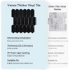 Vamos Tile Upgraded Thicker Design Peel and Stick Backsplash Tile,