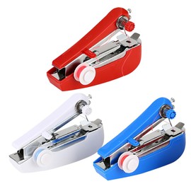 Operitacx 3pcs Small Sewing Machine Sewing Machine for Beginners Sewing Machine Handheld Miniature Sewing Supplies Device Stitch Machine Sewing Machine Professional Sewing Tool Plastic