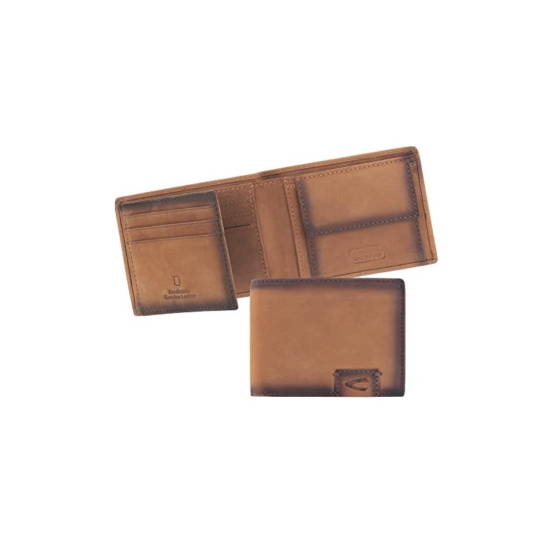 camel active Dallas Men's Wallet Small Landscape Format RFID Leather