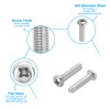 PATIKIL Phillips Pan Head Screws, 15 Pack M5-0.8 x 20mm