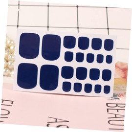 OHPHCALL 2sets Nail Art Strips Toe Nail Covers DIY Decor for Women Nail Sticker Decals Manicure Accessories Easy to Apply 12sheets*2