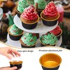 Gejoy 400 Pcs Aluminum Foil Baking Cups with Lids 5