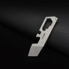 Titanium keychain tool,Lightweight Multipurpose Tool, Can Opener, Pry bar, Wrench