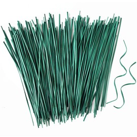 200 Pcs 6" Garden Plastic Plant Twist Ties Reusable Green Cable Ties for Climbing Plant Support, Christmas Tree, Bags, Gardening Activity.(Green)