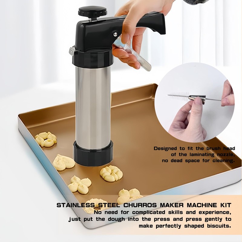 Cookie Press, Cookie Press Gun for Baking, Spritz Cookie Press,