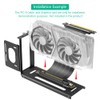 Vertical GPU Mount Bracket, 2 Slots Graphics Card Holder with