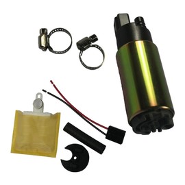 VioletLisa Fuel Pump with Strainer Kit for CR-V 2000-2001 2010-2012,for Civic 1998-2011,for Odyssey 2006-2012,for Accord 1997-2002 2004-2012,for Integra 1990-2001 Vehicles Left Yellow