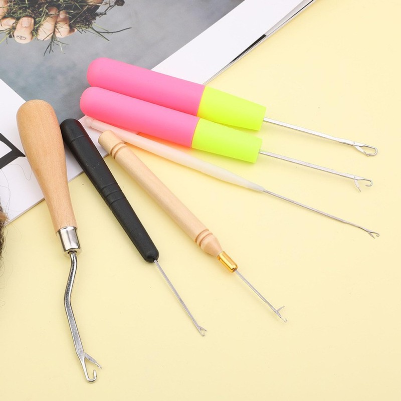 Samcos Micro Knitting 5 Piece Set Latch Hook Tappi Needles