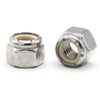 Waxed Nylon Insert Lock Nut Nylock 18-8 Stainless Steel Hex