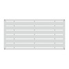 2'x4' Boardwalk Decorative Screen, White