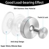 ELIUNG Suction Cup Hooks for Shower, 2 Pack Stainless Steel