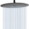 GGStudy Round 16 Inch Stainless Steel Shower Head Rain Style
