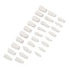 28Pcs Removable Teeth Piece Durable Plastic Removable Design False Teeth