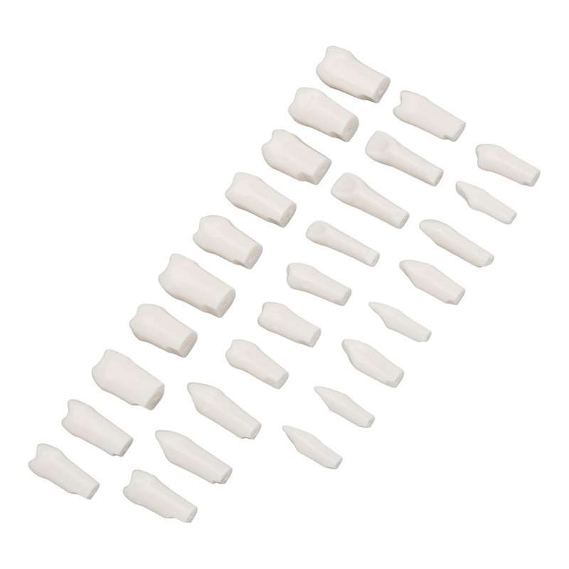 28Pcs Removable Teeth Piece Durable Plastic Removable Design False Teeth