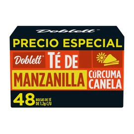 Té Doblett Manzanilla Curcuma 48 sobres