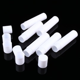 100pcs 5ml Lipgloss Tubes, White Empty Reusable Lip Gloss Tubes DIY Lipsticks Bottle Cute Balm Containers Chinese Style Lipstick Case for Makeup Accessories