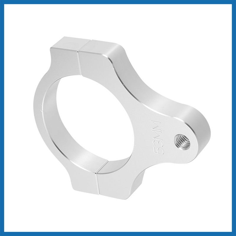 A ABSOPRO CNC Fork Brackets Steering Damper Mounting Clamp Universal