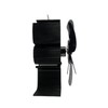 Butterfly shaped 6-blade wood burning fireplace fan, log burner safe