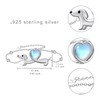 qielizhu Dachshund Gifts Dachshund Bracelet 925 Sterling Silver Dachshund Bracelet