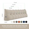 Large Headboard Wedge Pillows for Sitting Up in Bed Rest