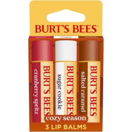Burt's Bees Cozy Season Lip Balm Set, Natural Origin Lip Care, 3 Tubes, 0.15 oz.
